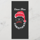Kerstvakantie Prettig Kerstmaal  Menu (Achterkant)