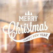 Kerstvakantie raam of deur sticker (Vel 2)