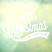 Kerstvakantie raam of deur sticker (Vel 3)