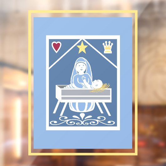 kerstvakantie raamsticker (Vel 2)