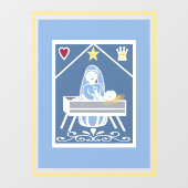 kerstvakantie raamsticker (Vel)