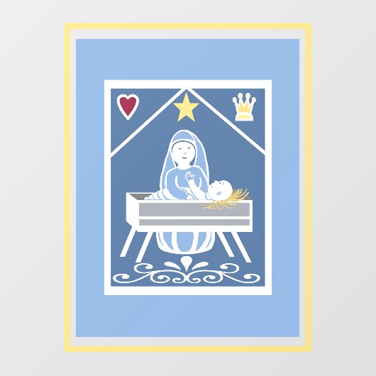 kerstvakantie raamsticker (Vel)