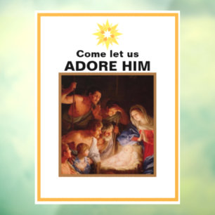 kerstvakantie raamsticker