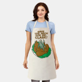 kerstvakantie | Red de nek voor mij, Clark! Schort (Gedragen)