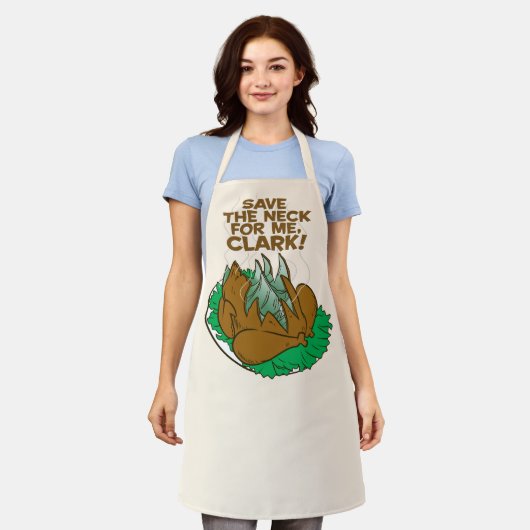 kerstvakantie | Red de nek voor mij, Clark! Schort (Gedragen)
