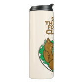 kerstvakantie | Red de nek voor mij, Clark! Thermosbeker (Gedraaid links)