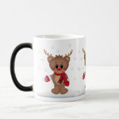 Kerstvakantie Rendieren morphing mok (Links)