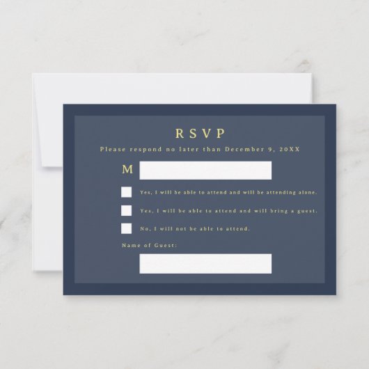 Kerstvakantie Respons RSVP Card (Achterkant)