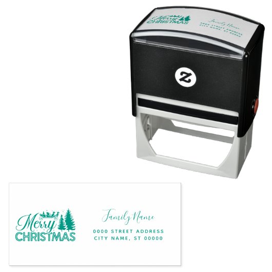 Kerstvakantie Retouradres Zelfinkende Stempel (In situ)