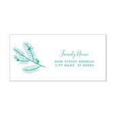 Kerstvakantie Retouradres Zelfinkende Stempel (Design)