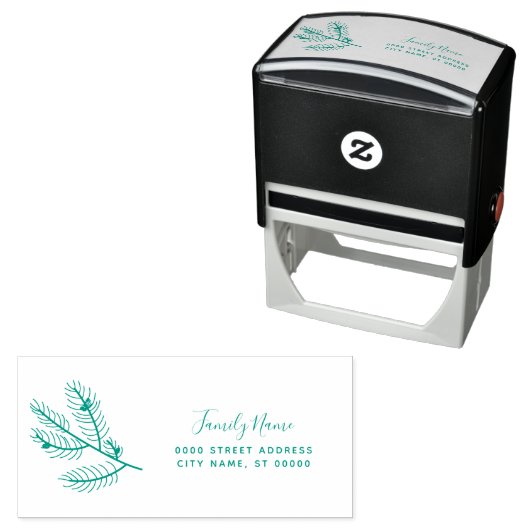 Kerstvakantie Retouradres Zelfinkende Stempel (In situ)