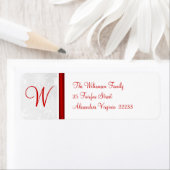 Kerstvakantie - Retouradreslabels Etiket (Insitu)