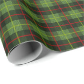 Kerstvakantie Rood en Groen Plaid Cadeaupapier (Rol Hoek)