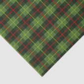 Kerstvakantie Rood en Groen Plaid Tissuepapier (Detail)