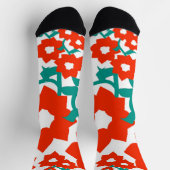 Kerstvakantie rood en wit sokken (Top)