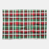  KERSTVAKANTIE ROOD GROEN WIT PLAID THEEDOEK (Horizontaal)