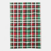  KERSTVAKANTIE ROOD GROEN WIT PLAID THEEDOEK (Verticaal)