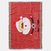 kerstvakantie rood met sneeuw deken (Voorkant Verticaal)