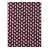 Kerstvakantie roze boom tafelkleed (Voorkant)