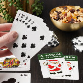 Kerstvakantie Rugby Pokerkaarten (Insitu)