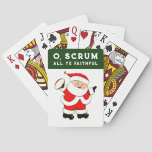 Kerstvakantie Rugby Pokerkaarten