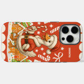 Kerstvakantie Santa Goose Case-Mate iPhone Case (Achterkant (horizontaal))