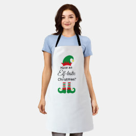 Kerstvakantie Schort - Elf Tastic 3