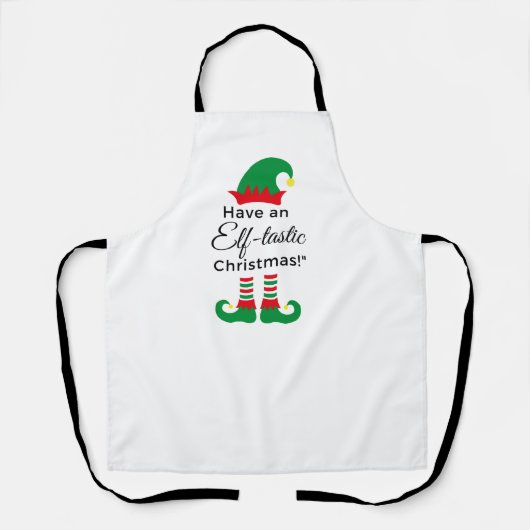 Kerstvakantie Schort - Elf Tastic 3 (Voorkant)