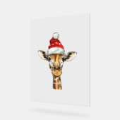 Kerstvakantie Seizoen Xmas Giraffe Acryl Bord (Hoek)