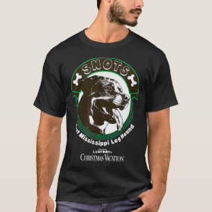 kerstvakantie sensnots Mississippi Leg hond T-shirt