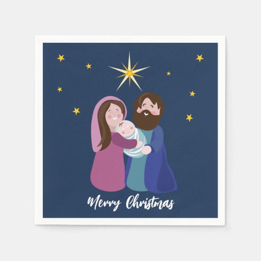 kerstvakantie servet (Voorkant)