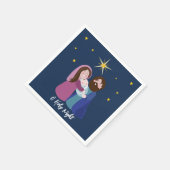 kerstvakantie servet (Hoek)