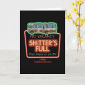 kerstvakantie | Sh*tter's Full Neon Sign Kaart (Gele Bloem)