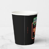 kerstvakantie | Sh*tter's Full Neon Sign Papieren Bekers (Rechts)