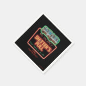 kerstvakantie | Sh*tter's Full Neon Sign Servet (Hoek)