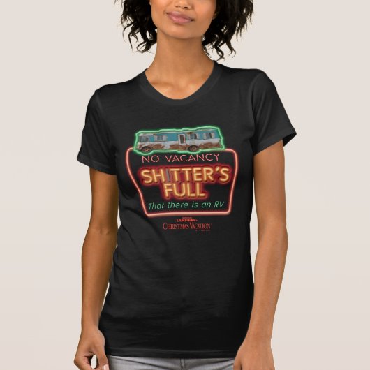 kerstvakantie | Sh*tter's Full Neon Sign T-shirt (Voorkant)