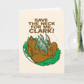 Kerstvakantie | Sla de nek voor mij op, Clark! Kaart (Voorkant)