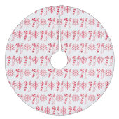 Kerstvakantie Sluitend kerstmis Fleece Kerstboom Rok (Voorkant)