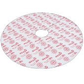 Kerstvakantie Sluitend kerstmis Fleece Kerstboom Rok (Gekanteld)