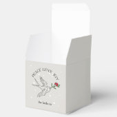 Kerstvakantie Sneeuw Vogel Bessen Gift Favor Box Bedankdoosjes (Geopend)