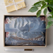 Kerstvakantie Sneeuwman Koppel Decoupage Tissuepapier (Geschenk)