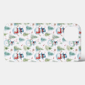 Kerstvakantie Sneeuwmannen Naadloos Patroon Case-Mate iPhone Case (Achterkant (horizontaal))