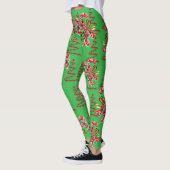 Kerstvakantie Snoepriet Abstract Leggings (Links)