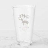 kerstvakantie | Snots Glas (Achterkant)