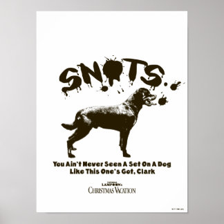kerstvakantie | Snots Poster