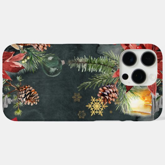 Kerstvakantie Splendor Case-Mate iPhone Case (Achterkant (horizontaal))