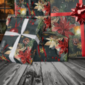 Kerstvakantie Splendor Glossy Cadeaupapier