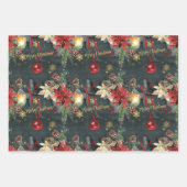 Kerstvakantie Splendor Glossy Inpakpapier Vel (Voorkant 3)