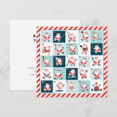 Kerstvakantie Sportkaarten (Voorkant / Achterkant)