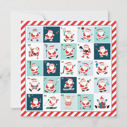 Kerstvakantie Sportkaarten (Voorkant)